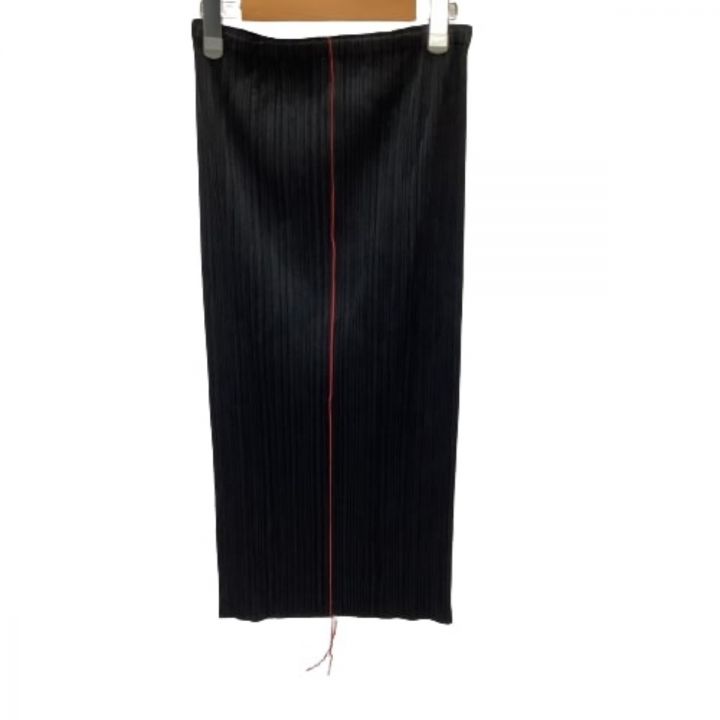 ISSEY MIYAKE イッセイミヤケ PLATS PLEASE スカート 赤パイピング