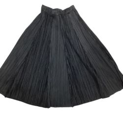 ♪♪ ISSEY MIYAKE イッセイミヤケ PLATS PLEASE フレアスカート SIZE 2 PP23-JG163 ブラック Bランク