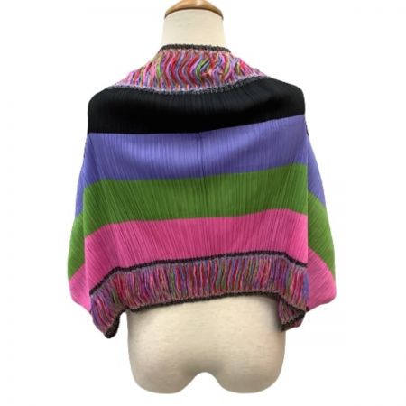  ISSEY MIYAKE イッセイミヤケ PLEATS PLEASE ボレロ  変形 レア SIZE F PP72-AD741 ピンク