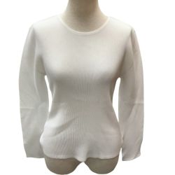 ♪♪ ISSEY MIYAKE イッセイミヤケ PLATS PLEASE  長袖カットソー SIZE 3 PP23-FK333 ホワイト Bランク