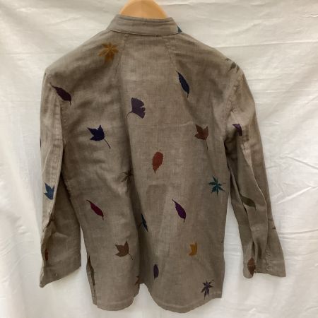  JURGEN LEHL ヨーガンレール 希少 レア セットアップ スカート ジャケット SIZE M 紅葉 イチョウ 楓 ベージュ