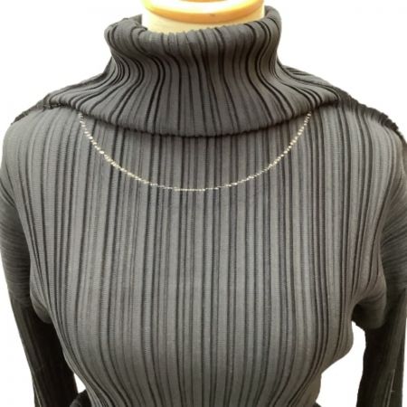  ISSEY MIYAKE イッセイミヤケ PLATS PLEASE タートルネックカットソー SIZE 3 PP91JK963 ブラック