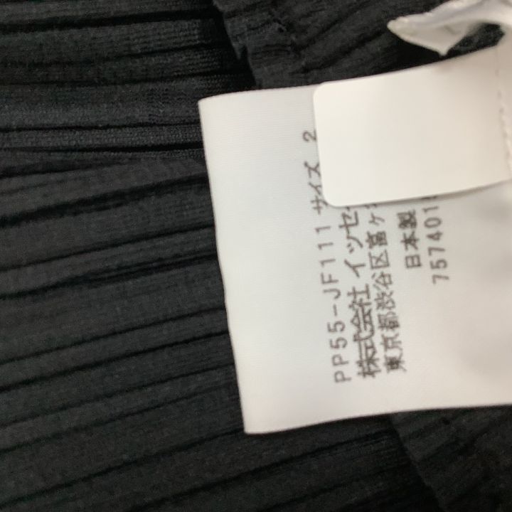 中古】 ISSEY MIYAKE イッセイミヤケ PLATS PLEASE パンツ SIZE 2 PP55-JF111  ブラック｜総合リサイクルショップ なんでもリサイクルビッグバン オンラインストア