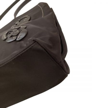  PRADA プラダ レディース ハンドバッグ バラ ローズモチーフ ダークブラウン