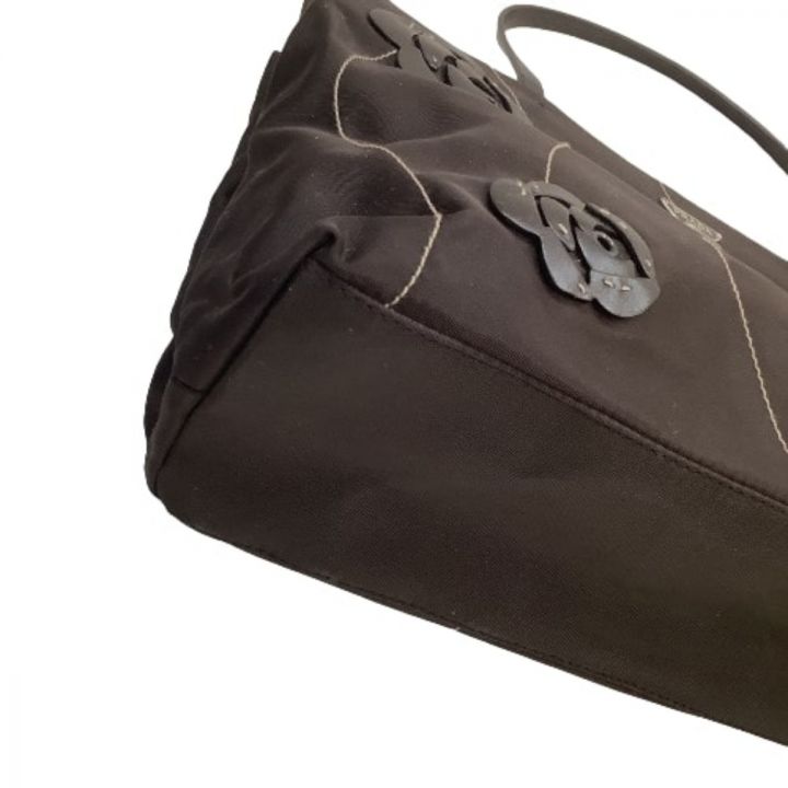 PRADA プラダ レディース ハンドバッグ バラ ローズモチーフ ダーク  