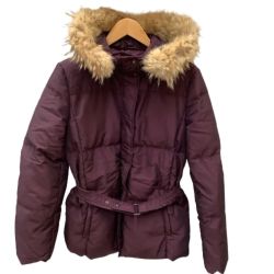 ♪♪ MAX MARA マックスマーラー レディース ダウンジャケット SIZE 40 パープル Bランク