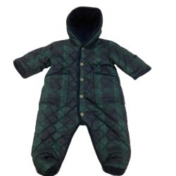 RALPH LAUREN ラルフローレン キッズ ベビー 男の子 女の子 ジャンパー つなぎ SIZE 70cm グリーン Bランク