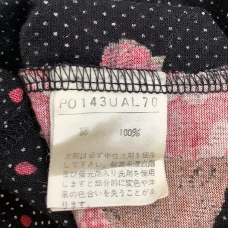 PINK HOUSE ピンクハウス 美品 レディース セーラーワンピース 花束 ピンクローズ ドット リボン チェック ブラック