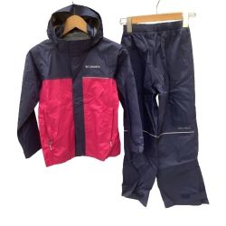 ♪♪ Columbia コロンビア キッズ セットアップ 上下セット 防寒 ジャンパー SIZE 130cm ネイビー Bランク