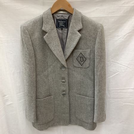  Burberrys バーバリーズ レディース ツウィード ヴィンテージ ジャケット ブレザー SIZE 9号 グレー