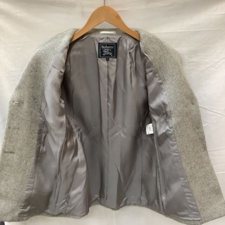  Burberrys バーバリーズ レディース ツウィード ヴィンテージ ジャケット ブレザー SIZE 9号 グレー