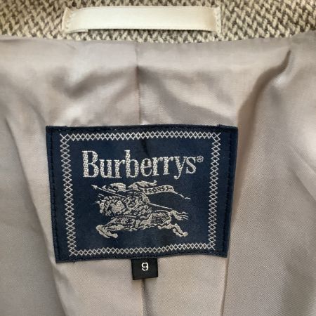  Burberrys バーバリーズ レディース ツウィード ヴィンテージ ジャケット ブレザー SIZE 9号 グレー