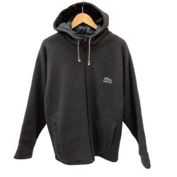 Abu Garcia アブガルシア メンズ ジップアップ パーカー SIZE M グレー Bランク