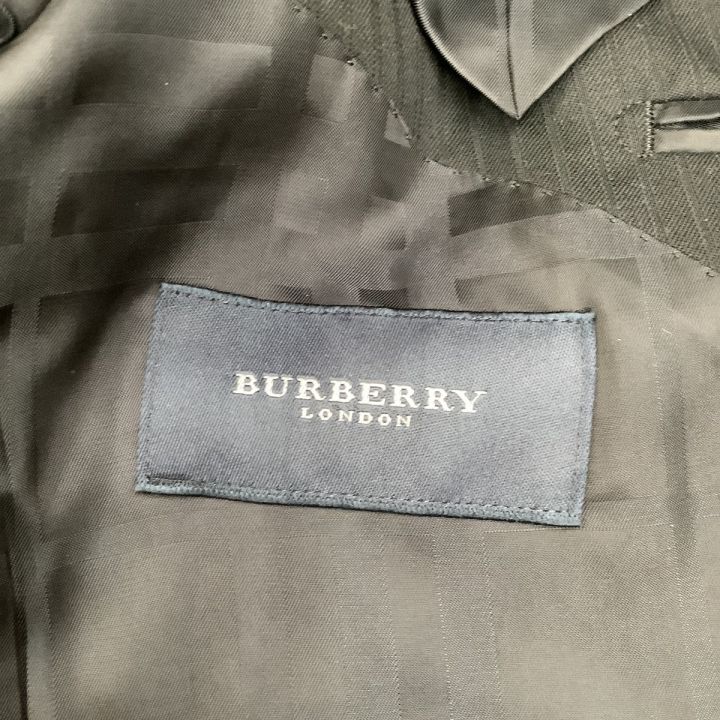 BURBERRY LONDON バーバリーロンドン メンズ セットアップ スーツ ストライプ ブラック｜中古｜なんでもリサイクルビッグバン