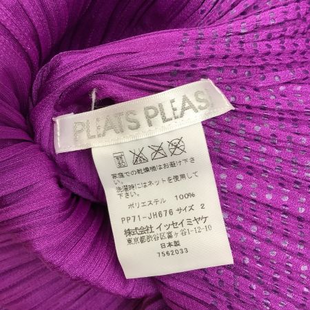  ISSEY MIYAKE イッセイミヤケ PLATS PLEASE ノースリーブワンピース スカート PP71-JH676 ブルー