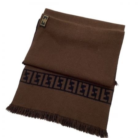  FENDI フェンディ マフラー ブラウン