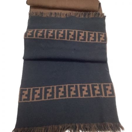  FENDI フェンディ マフラー ブラウン