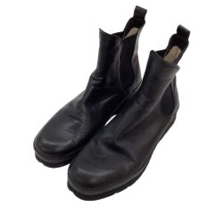 ♪♪ Margaret Howell マーガレットハウエル レディース レザー ショートブーツ SIZE 24cm ブラック Bランク