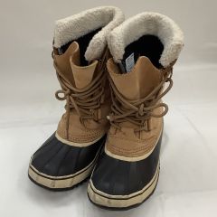 SOREL ソレル レディース スノーブーツ SIZE 23cm キャメル Cランク