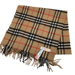 ♪♪ Burberrys バーバリーズ マフラー カシミヤ100% ベージュ Bランク