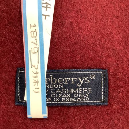  Burberrys バーバリーズ マフラー カシミヤ100%  エンジ