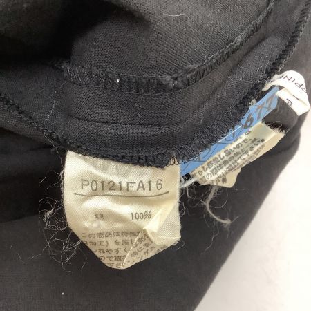  PINK HOUSE ピンクハウス レディース ロングワンピース 前開き リボン ピコフリル ブラック