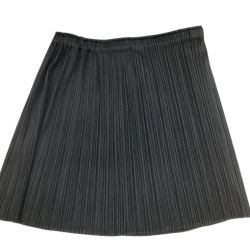 ♪♪ ISSEY MIYAKE イッセイミヤケ PLATS PLEASE ミニスカート  PP55-JG107 ブラック Bランク
