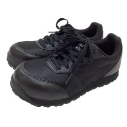 ♪♪ asics アシックス 美品 キッズ 子供 男の子 女の子 安全靴 スニーカー SIZE 21.5cm ブラック Aランク