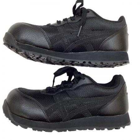  asics アシックス 美品 キッズ 子供 男の子 女の子 安全靴 スニーカー SIZE 21.5cm ブラック