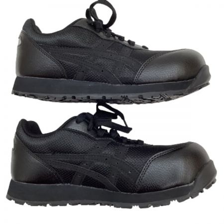  asics アシックス 美品 キッズ 子供 男の子 女の子 安全靴 スニーカー SIZE 21.5cm ブラック