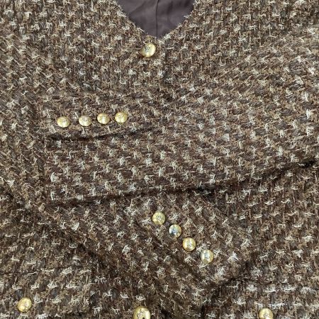  INGEBORG インゲボルグ レディース セットアップ スーツ スカート ジャケット ブラウン