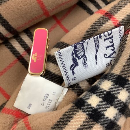  Burberrys バーバリーズ レディース リバーシブル ステンカラーコート ノバチェック SIZE 9AB2 ベージュ