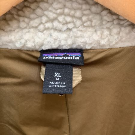  Patagonia パタゴニア キッズ 男の子 女の子 フリースジャケット SIZE XL（165～170相当） ベージュ
