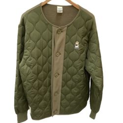 ♪♪ 世田谷ベース メンズ キルティングジャケット SIZE XL カーキ Bランク