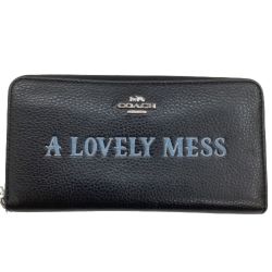 ♪♪ COACH コーチ レディース 長財布 アリエル Disney  ブラック Cランク