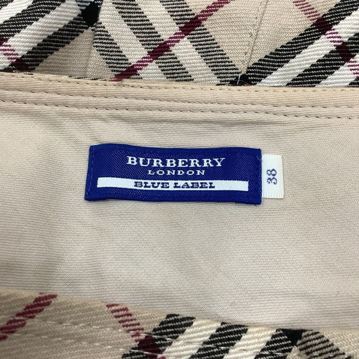 BURBERRY BLUE LABEL バーバリーブルーレーベル レディース スカート ノバチェック SIZE 38  ベージュ｜中古｜なんでもリサイクルビッグバン