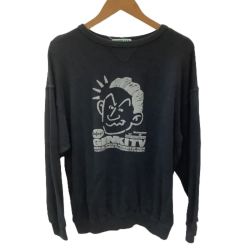 ♪♪ 元気が出るＴＶ Vintage 昭和レトロ  希少 レア 北野武 メンズ スウェット トレーナー SIZE L Bランク