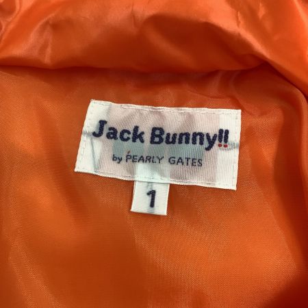 PEARLY GATES パーリーゲイツ JACK BUNNY レディース ダウンジャケット SIZE 1 オレンジ