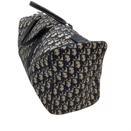  Christian Dior クリスチャンディオール Vintage ボストンバッグ トロッター ネイビー