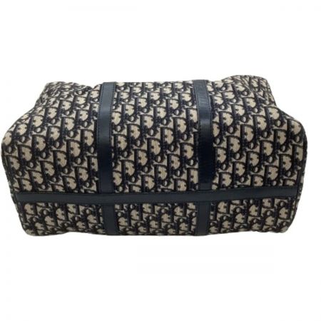  Christian Dior クリスチャンディオール Vintage ボストンバッグ トロッター ネイビー