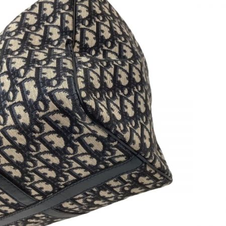  Christian Dior クリスチャンディオール Vintage ボストンバッグ トロッター ネイビー