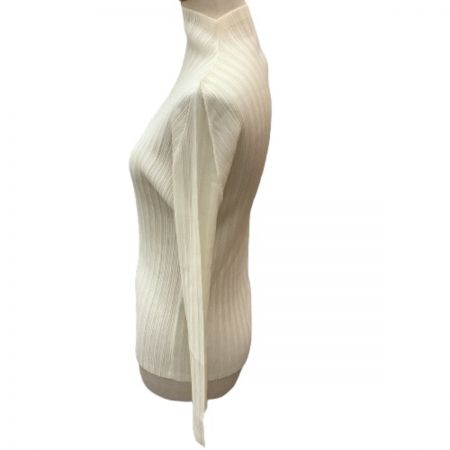  ISSEY MIYAKE イッセイミヤケ PLEATS PLEASE 長袖カットソー SIZE 3 PP51-FK302 ホワイト