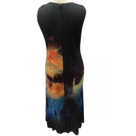 ISSEY MIYAKE イッセイミヤケ PLATS PLEASE セットアップ ワンピース ジャケット SIZE 3 宇宙柄 ブラック