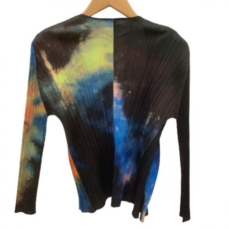 ISSEY MIYAKE イッセイミヤケ PLATS PLEASE セットアップ ワンピース ジャケット SIZE 3 宇宙柄 ブラック