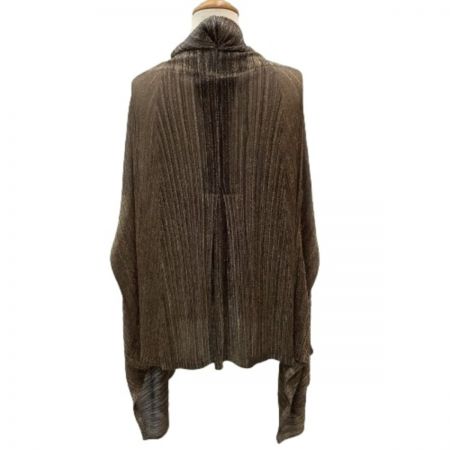  ISSEY MIYAKE イッセイミヤケ PLATS PLEASEアンサンブル ワンピース チュニック ジャケット ラメ 変形 ブラック