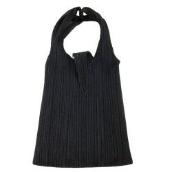 ♪♪ ISSEY MIYAKE イッセイミヤケ PLATS PLEASE ハンドバッグ  PP07-AG171 ブラック Bランク