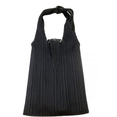  ISSEY MIYAKE イッセイミヤケ PLATS PLEASE ハンドバッグ  PP07-AG171 ブラック