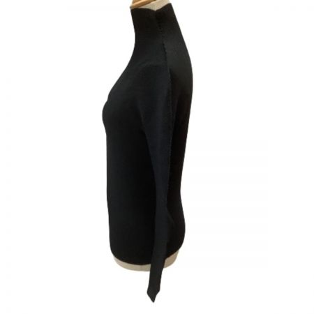  ISSEY MIYAKE イッセイミヤケ Me ミー タートルネックカットソー ワッフルプリーツ ブラック