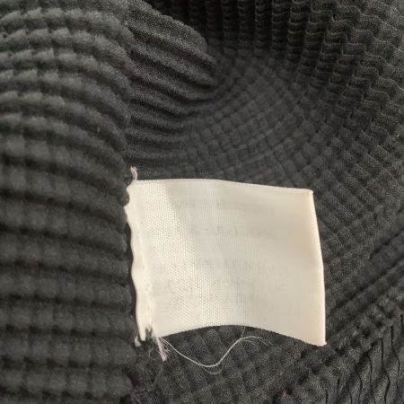  ISSEY MIYAKE イッセイミヤケ Me ミー ワッフルプリーツ タートルネックカットソー SIZE 3 ブラック