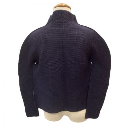  ISSEY MIYAKE イッセイミヤケ Me ミー カーディガン ワッフルプリーツ  MI11FO001 ネイビー